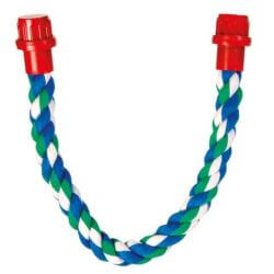 Perchoir en corde, flexible, avec fixation par vis, 37 cm/ø 16 mm