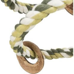 Perchoir spiral en corde, flexi., fixation par vis, 50 cm/ø 21 mm