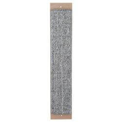 Griffoir, tapis en sisal/catnip, 11 × 56 cm, gris