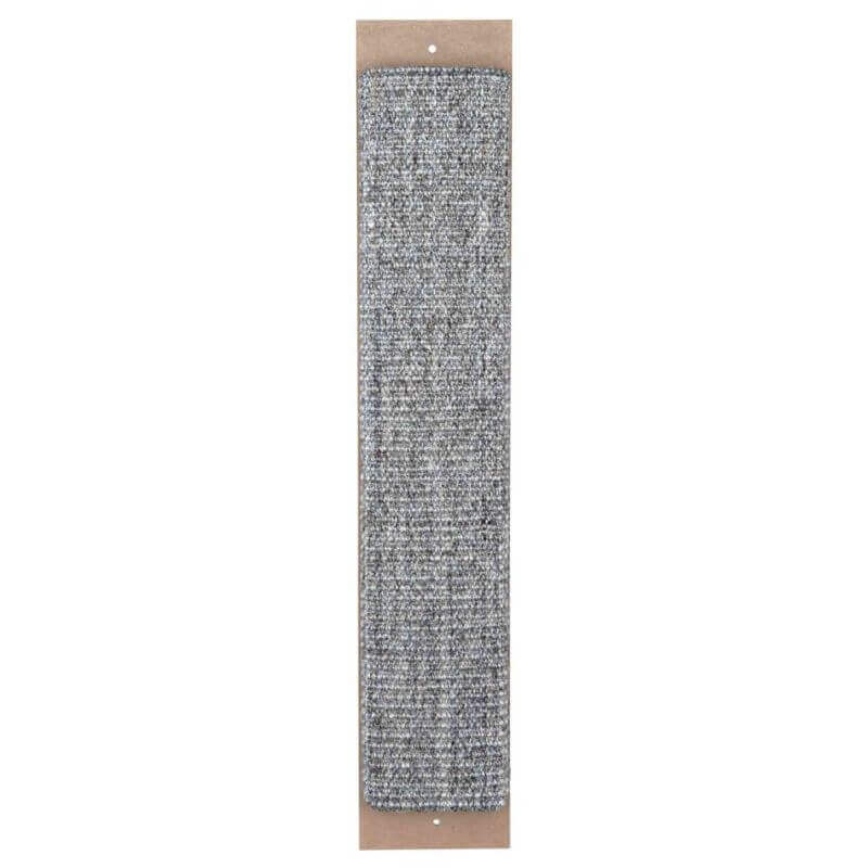 Griffoir, tapis en sisal/catnip, 11 × 56 cm, gris