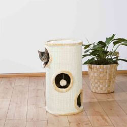 Cat Tower Samuel, 70 cm, naturel/beige