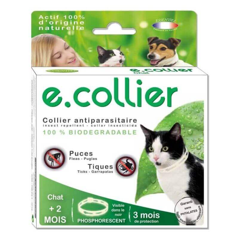 E.collier Chat Phosphorescent E.collier Chat Phosphorescent