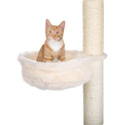 Sac confort pour arbres à chat, en peluche, ø 38 cm, crème