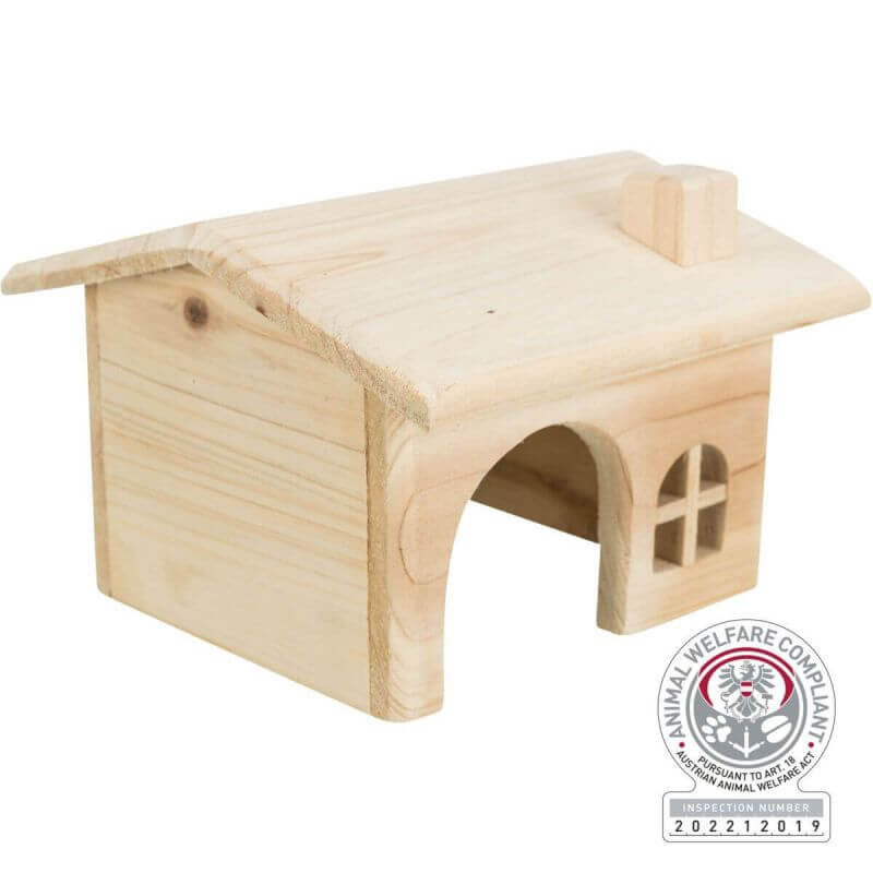 Maison, sans clou, hamster, en bois, 15 × 11 × 15 cm