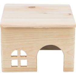 Maison, sans clou, hamster, en bois, 15 × 12 × 15 cm