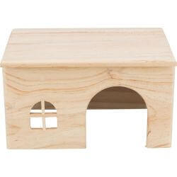 Maison, sans clou, hamster, en bois, 28 × 16 × 18 cm