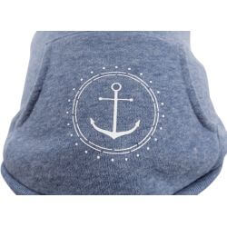 BE NORDIC sweat à capuche Flensburg, XS: 27 cm, bleu