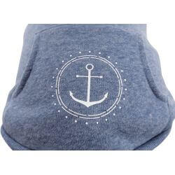 BE NORDIC sweat à capuche Flensburg, M: 45 cm, bleu