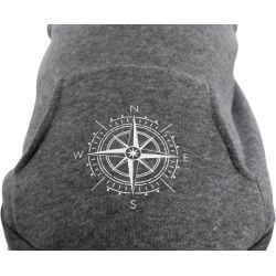 BE NORDIC sweat à capuche Flensburg, L: 55 cm, gris