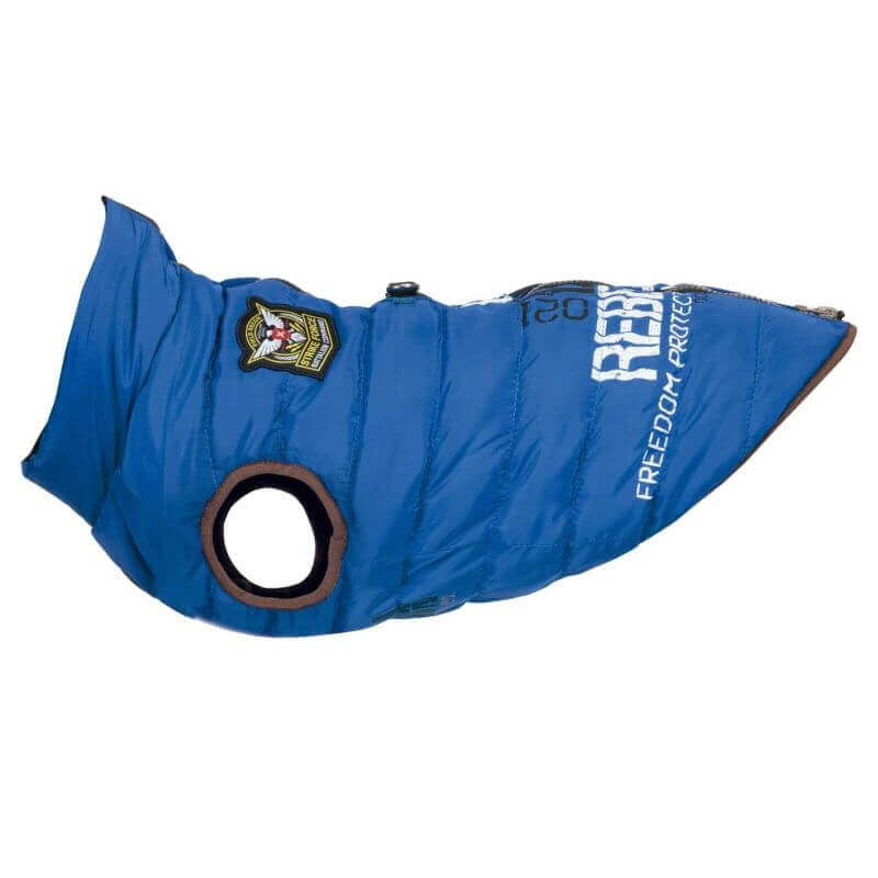 Manteau Saint-Malo avec harnais, S: 36 cm, bleu