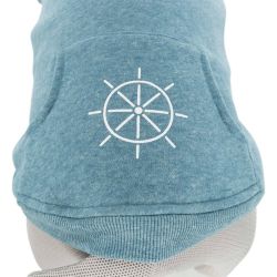 BE NORDIC sweat à capuche Flensburg, M: 45 cm, pétrole