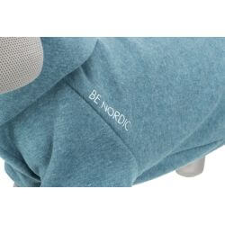BE NORDIC sweat à capuche Flensburg, M: 45 cm, pétrole