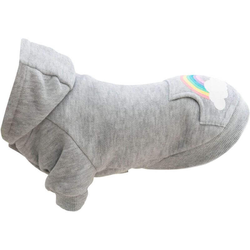 Sweat à capuche Rainbow Falls, XXS: 24 cm, gris clair