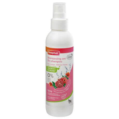 Spray shampooing sec ECOCERT à l'Aloe Vera Bio, Coquelicot Bio et Grenade Bio - 200 ml