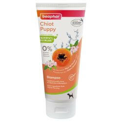 Shampooing Chiot ECOCERT à l'Aloe Vera Bio, extraits de fleurs de Cerisier Bio et de Papaye Bio - 200 ml