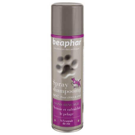 Spray Shampooing sec Premium Empreinte, à l’extrait de riz pour chien et chat - 250 ml