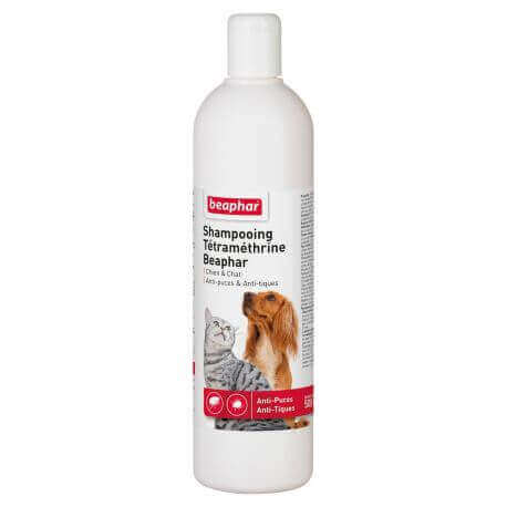 Shampooing Tétraméthrine Beaphar pour chien et chat - 500 ml