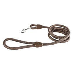 LONGE CORDE MARRON 1.2x5m
