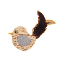 JOUET OISEAU AVEC HERBE A CHAT