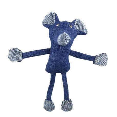 SOURIS JEAN AVEC HERBE A CHAT