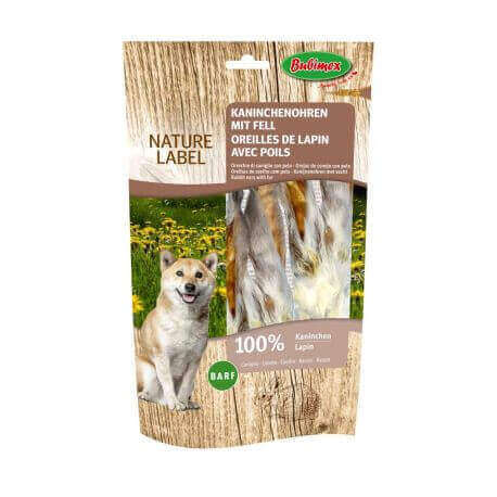OREILLES DE LAPIN AVEC POILS 100G