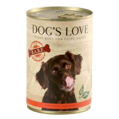 BOITE DOG'S LOVE BARF BOEUF 91% EN