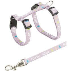 Junior harnais chaton avec laisse, motif Kitty Cat, 21–33 cm/8 mm, 1,20 m