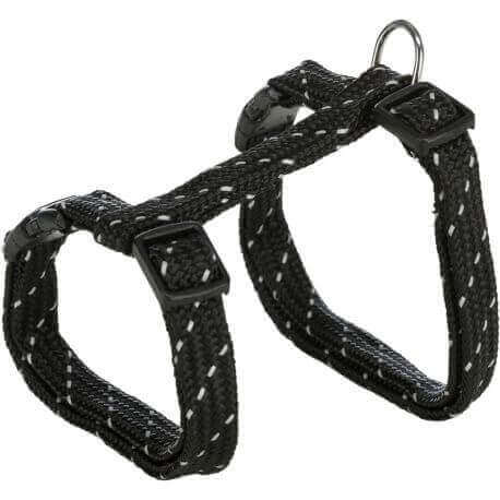 Harnais avec laisse, réfléchissant, 27–45 cm/10 mm, 1,30 m