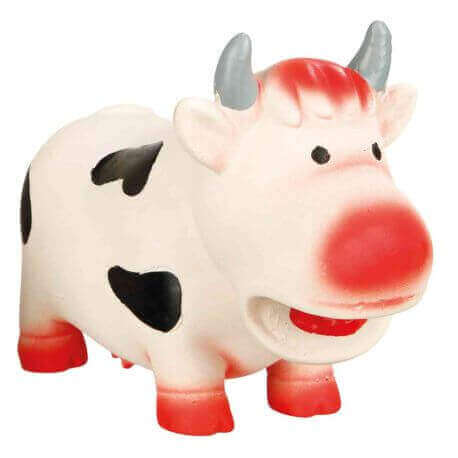 Vache, en latex/fibre de polyester, 19 cm