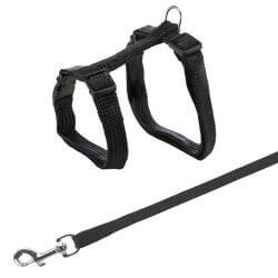 Harnais chat avec laisse, 22–42 cm/10 mm, 1,25 m