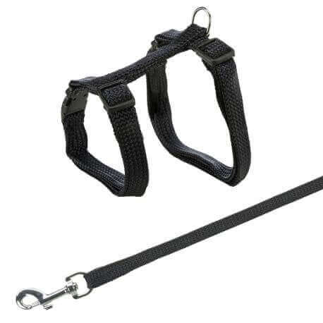 Harnais chat avec laisse, 22–42 cm/10 mm, 1,25 m Harnais chat avec laisse, 22–42 cm/10 mm, 1,25 m