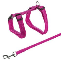 Harnais chat avec laisse, 22–42 cm/10 mm, 1,25 m