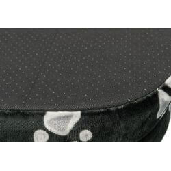 Lit Jimmy, ovale, 45 × 35 cm, noir