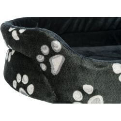 Lit Jimmy, ovale, 45 × 35 cm, noir
