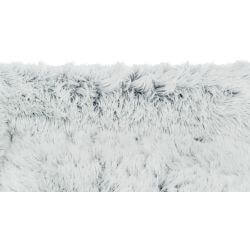 Lit Harvey, angulaire, 100 × 75 cm, gris/blanc-noir