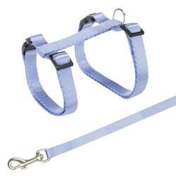 Harnais chat avec laisse, 27–45 cm/10 mm, 1,20 m
