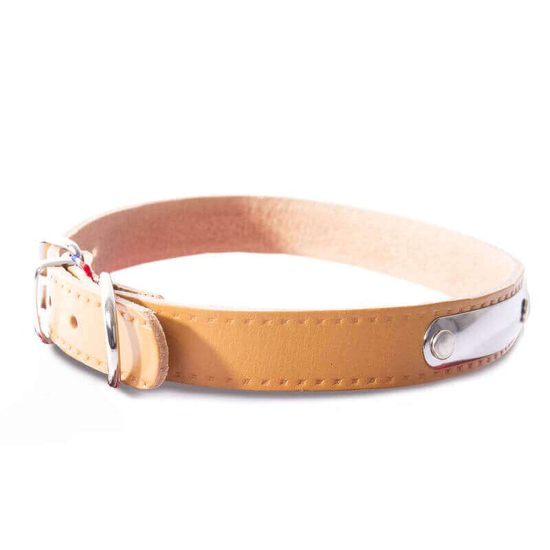 COLLIER RIVE 22/55 NATUREL CUIR VACHETTE COLLIER RIVE 22/55 NATUREL CUIR VACHETTE