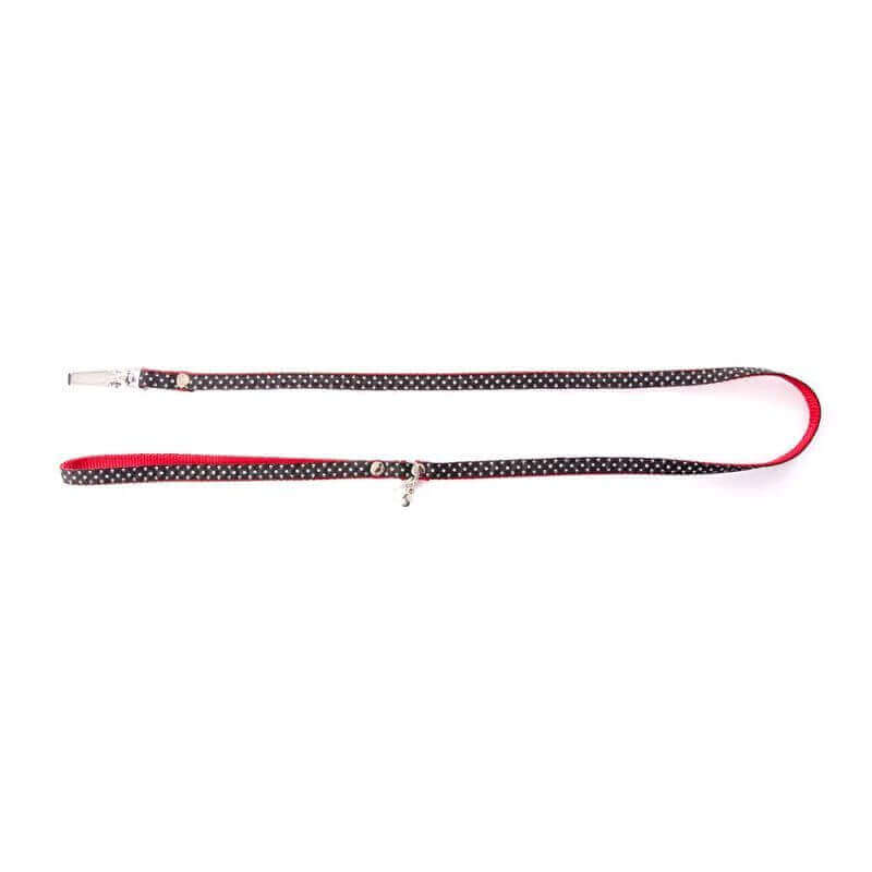 LAISSE POIS XS 10-100 NOIR BICOLORE LAISSE POIS XS 10-100 NOIR BICOLORE