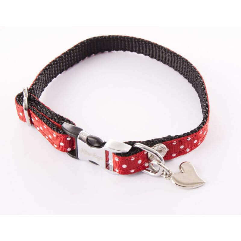 COLL POIS XS 10-17/27 ROUGE BICOLORE COLL POIS XS 10-17/27 ROUGE BICOLORE