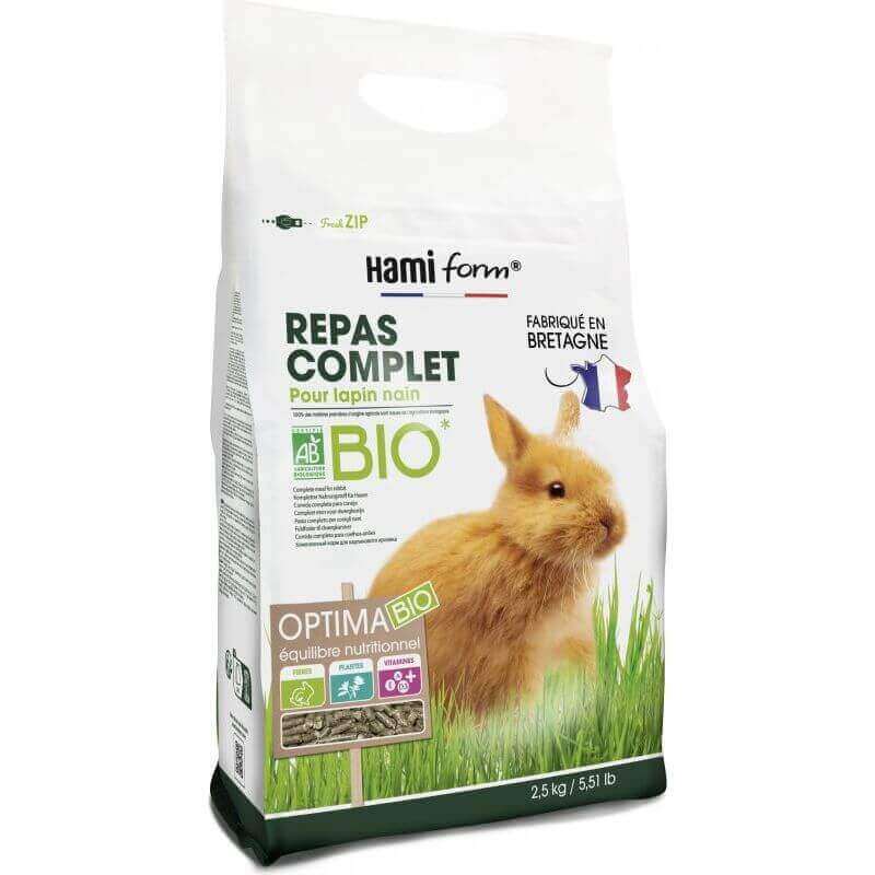 Repas complet lapin nain BIO 900gr