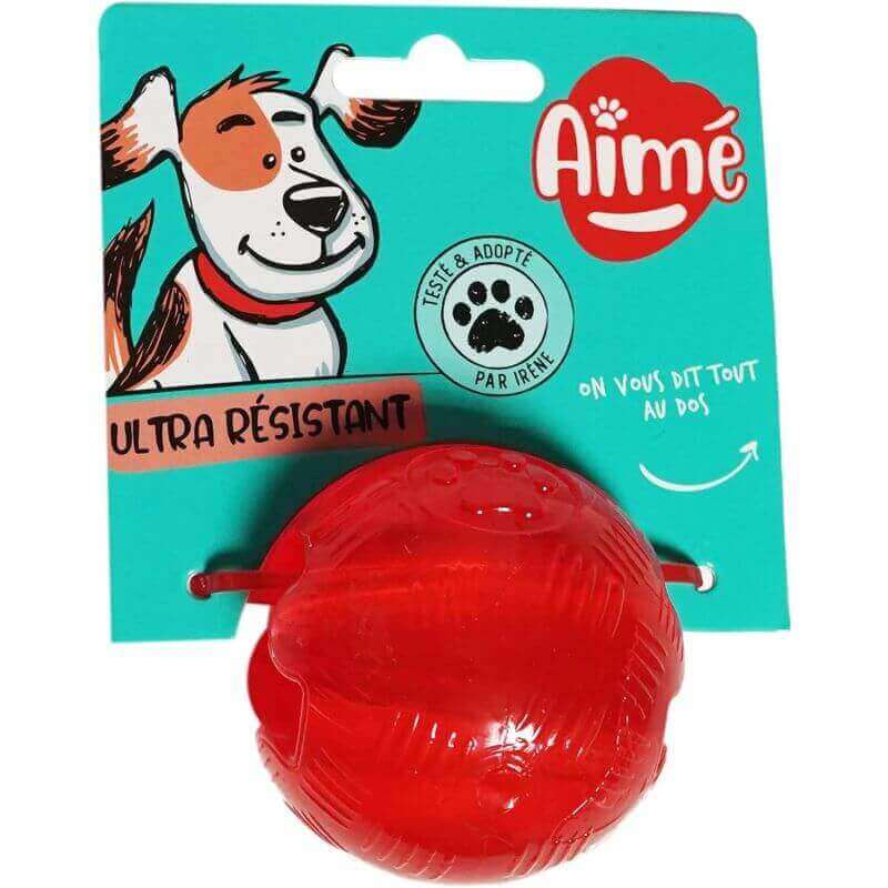 TYROL JOUET CHIEN PLAY STRONG BALL 6cm
