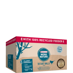 Menu Nature 50 suet balls - sans filet + feeder - Planet friendly 4,5kg