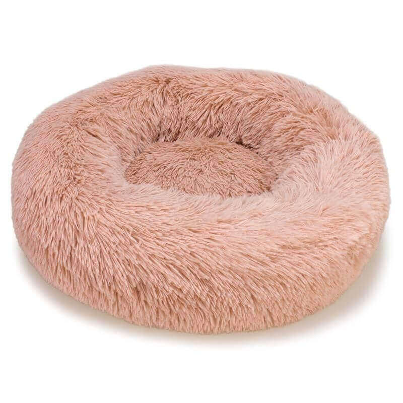 Lit rond moelleux, rose - 70 cm Lit rond moelleux, rose - 70 cm