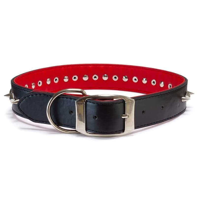 Collier pointes noir - 4 x 75 cm