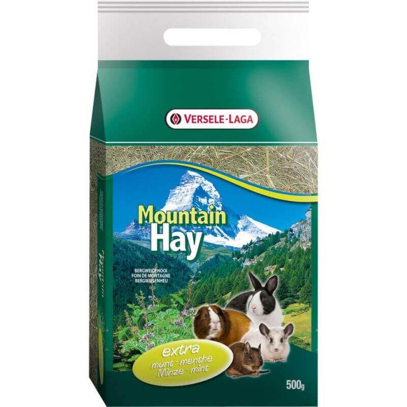 Versele-Laga Mountain Hay - Menthe 500g Versele-Laga Mountain Hay - Menthe 500g