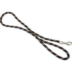 Laisse nylon corde 13mm - longueur 2M - noir