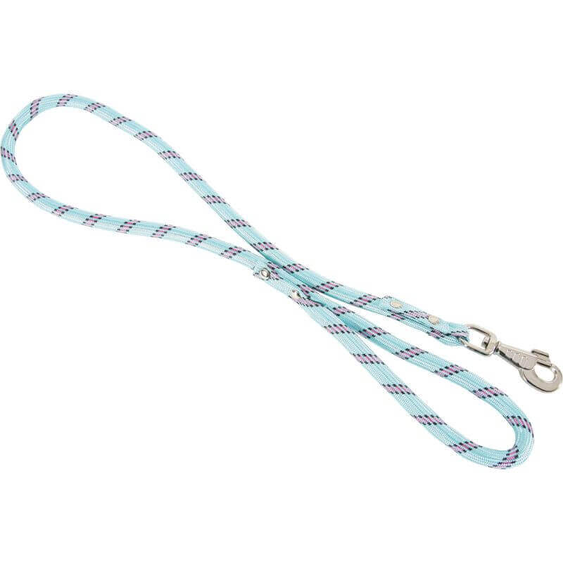 Laisse nylon corde 13mm - longueur 2M - turquoise Laisse nylon corde 13mm - longueur 2M - turquoise
