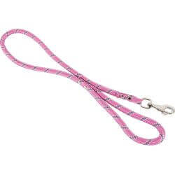 Laisse nylon corde 13mm - longueur 3M - rose