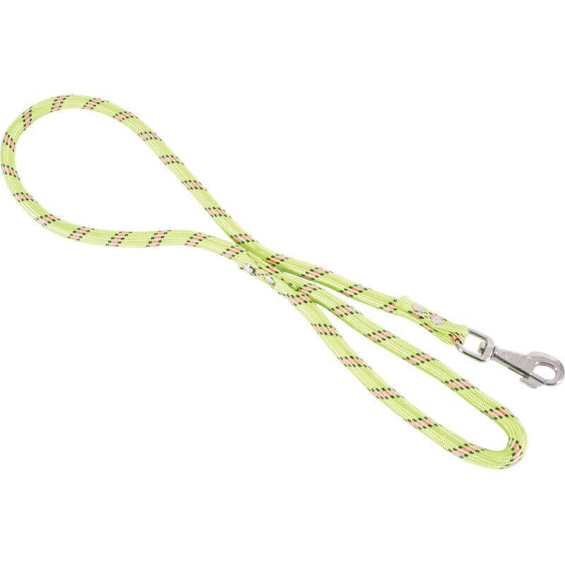 Laisse nylon corde 13mm - longueur 6M - anis Laisse nylon corde 13mm - longueur 6M - anis