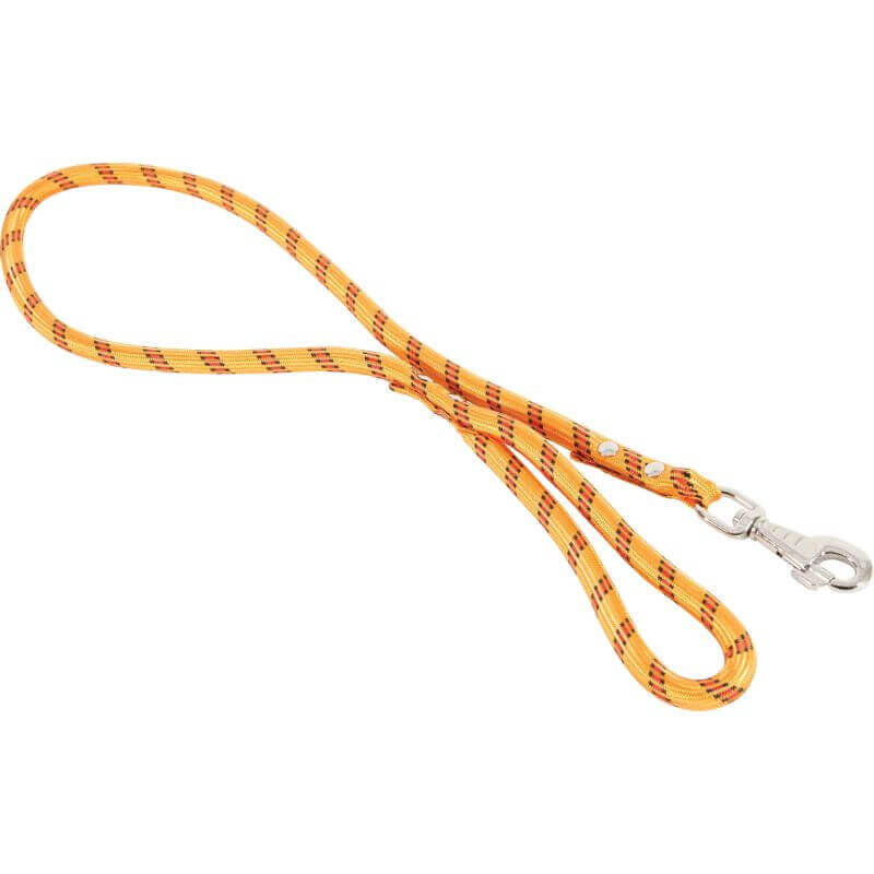 Laisse nylon corde 13mm - longueur 6M - orange